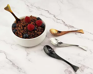 Ложка чайна Winkee Ocean Набір 4 шт. Багатобарвний synthetic.ua - Фото 1