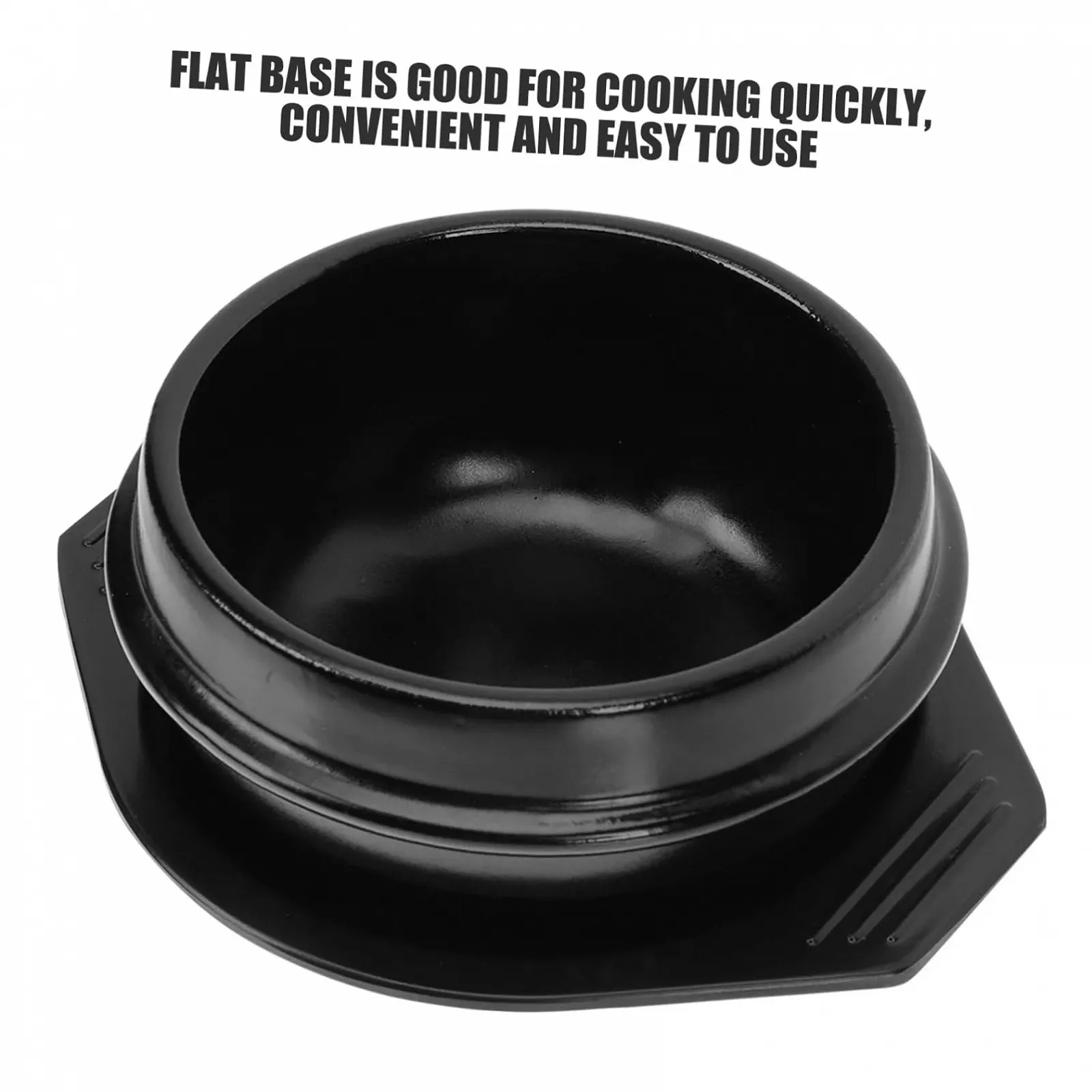 Набор кастрюль Alipis 2 шт. керамические термостойкие с подносом, фото №7