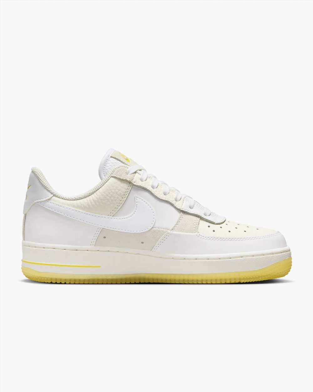 Кроссовки Nike Air Force 1 Low '07 UV Reactive Patchwork White Multicolor Yellow (W) размер 40.5, фото №3