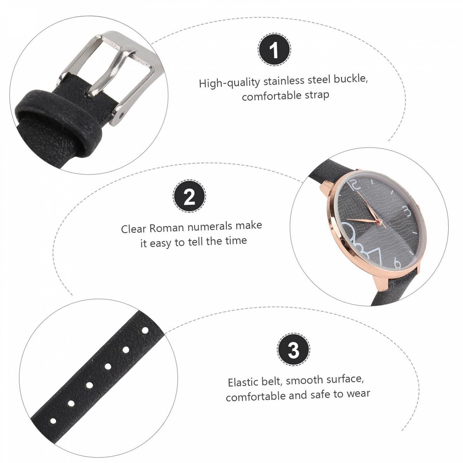 Годинник LIFKOME Жіночий Кварцовий Чорний, фото №6