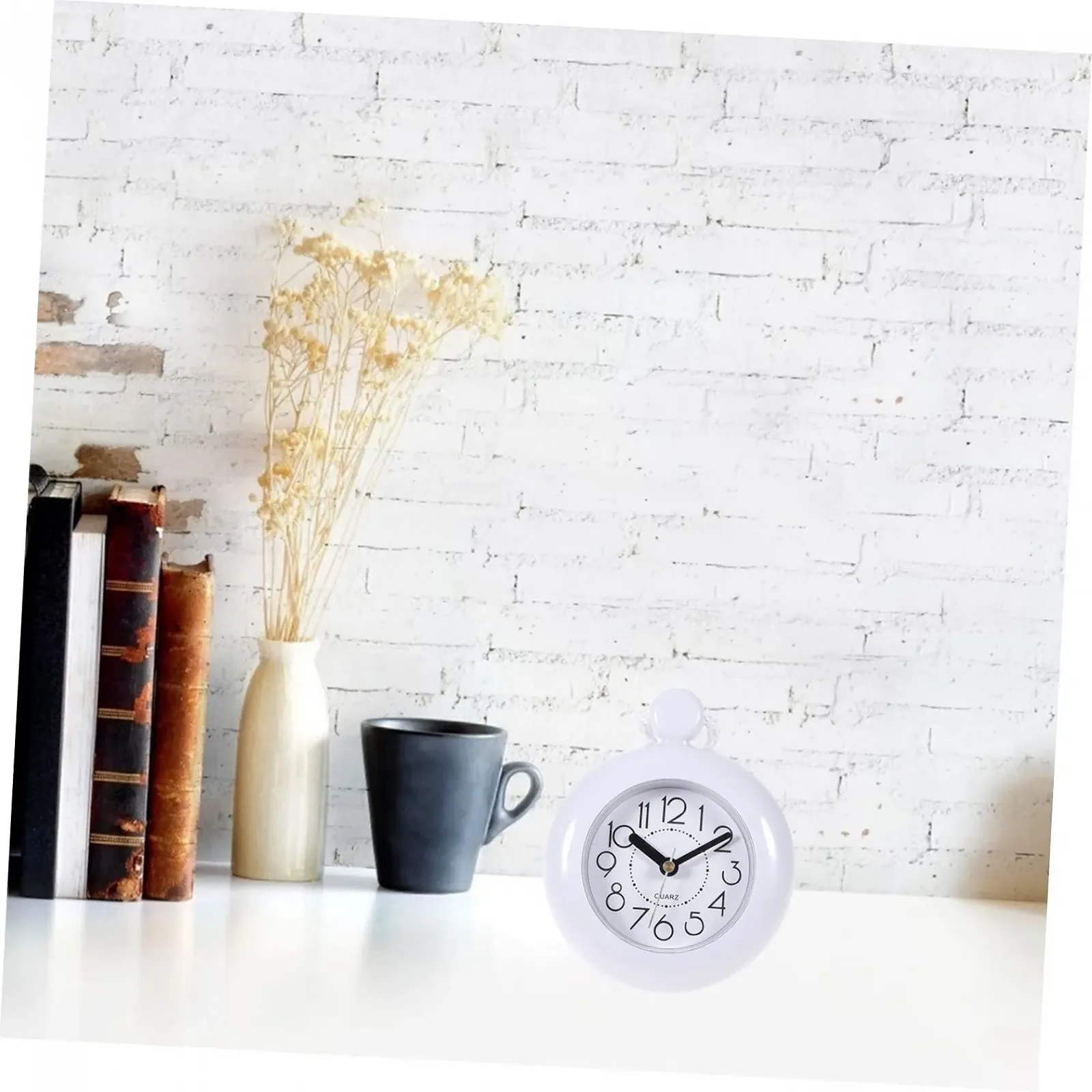Годинник настінний VICASKY для ванної кімнати, водонепроникний, простий, на батарейках, безшумний, без батареї, компактний, фото №8 Годинник настінний VICASKY для ванної кімнати, водонепроникний, простий, на батарейках, безшумний, без батареї, компактний, фото №8