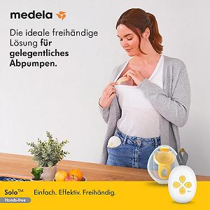 Молокоотсос электрический одинарный Medela Solo Hands-free synthetic.ua - Фото 1