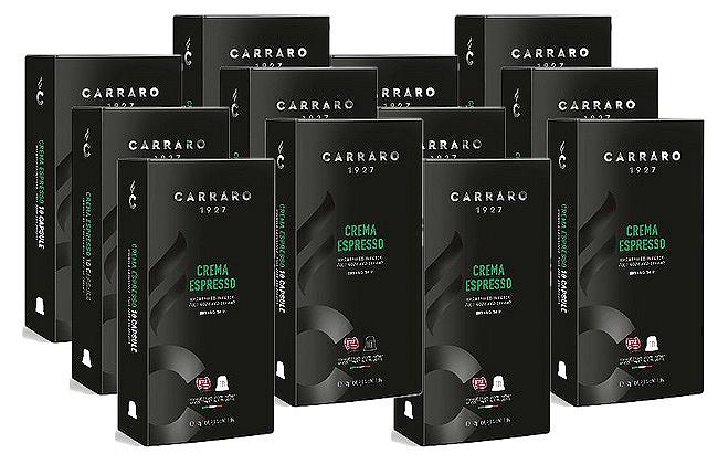 Кофе Carraro Crema Espresso 120 капсул Nespresso, фото №1