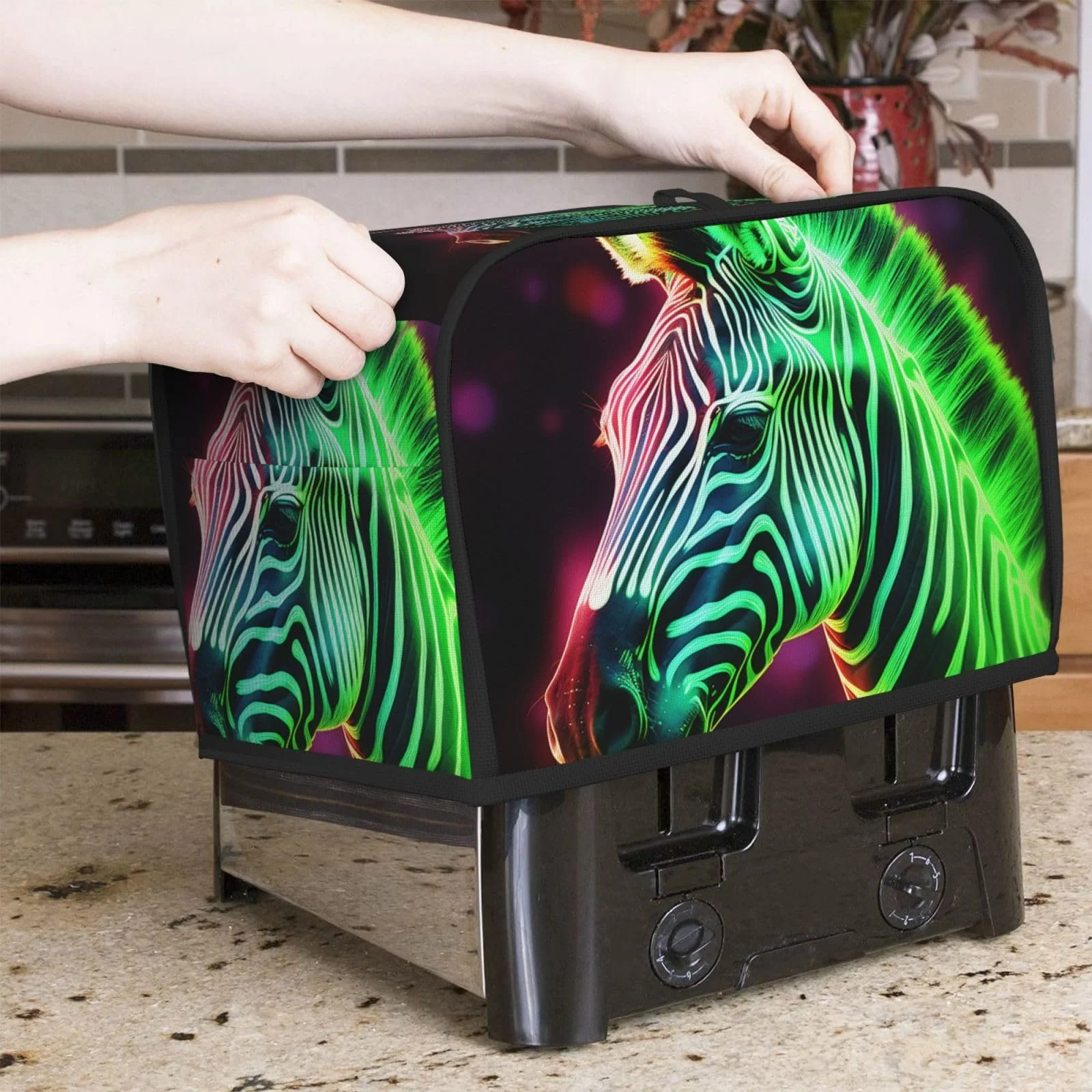 Чохол для тостера Luminous Zebra, фото №7 Чохол для тостера Luminous Zebra, фото №7