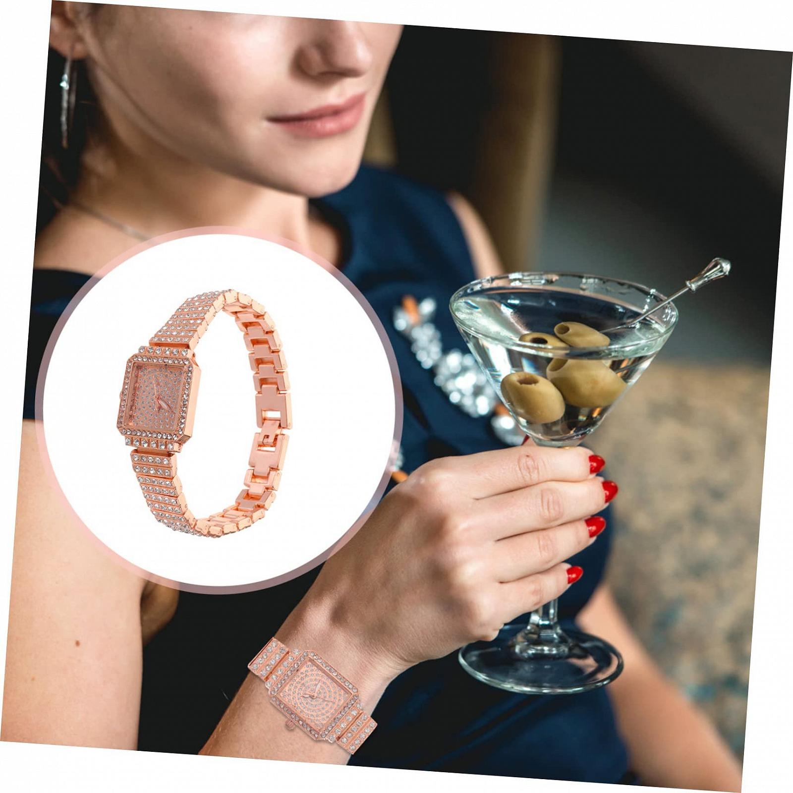 Жіночий годинник LIFKOME Регульований годинник Золотий, фото №5