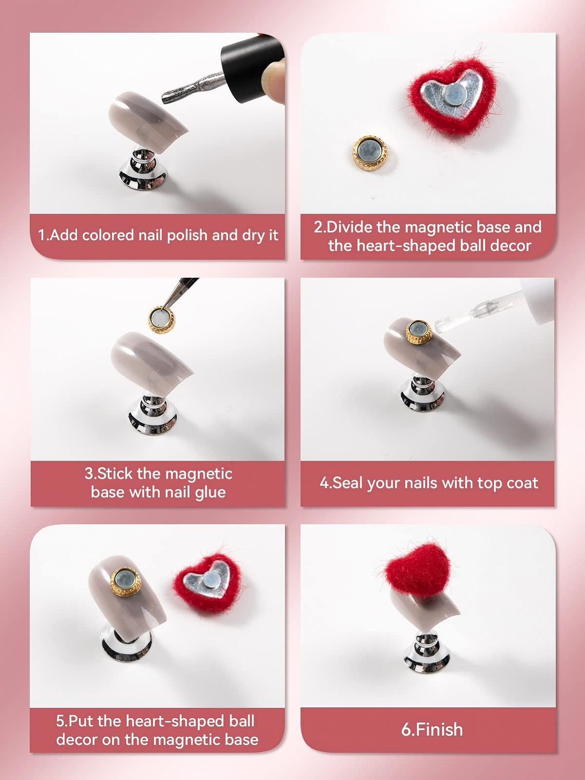 Плюшеві Кульки у формі серця 30 штук Червоний, фото №7