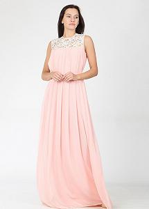 Платье Enna Levoni M 44 Пудровый (ND-3513-1-Powder) - Фото 1