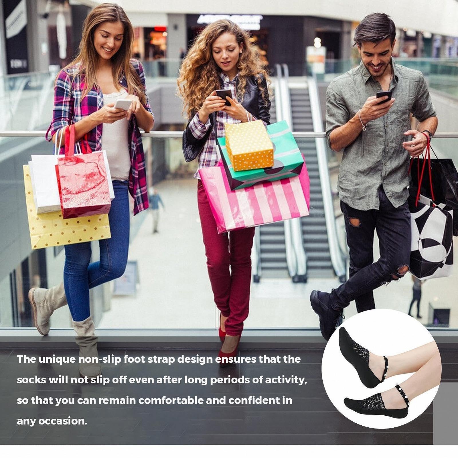 Носки Fulenyi Spitzen-Bootssocken No-Show Spitze, фото №2