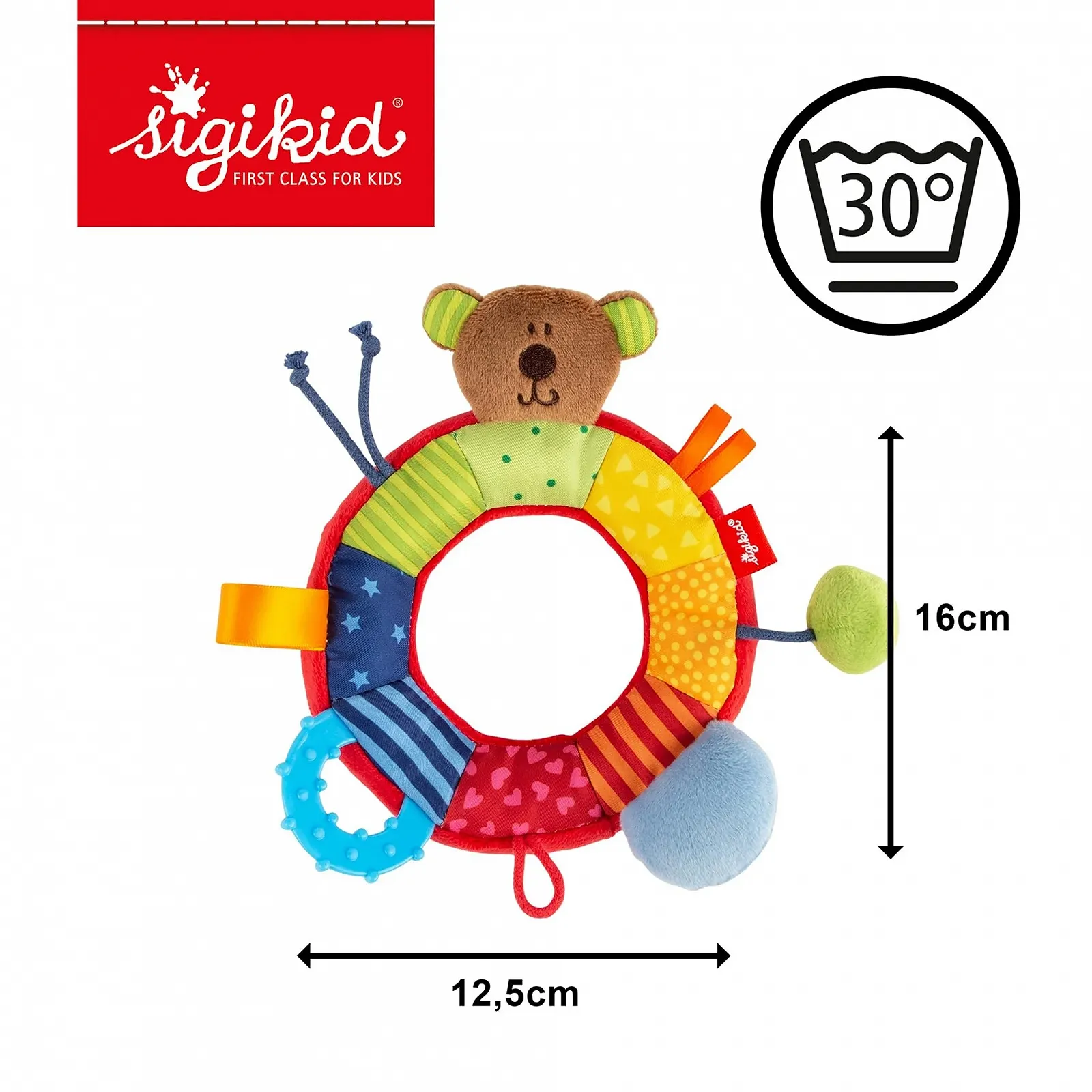 Брязкальце Sigikid Барвистий Ведмідь, фото №4