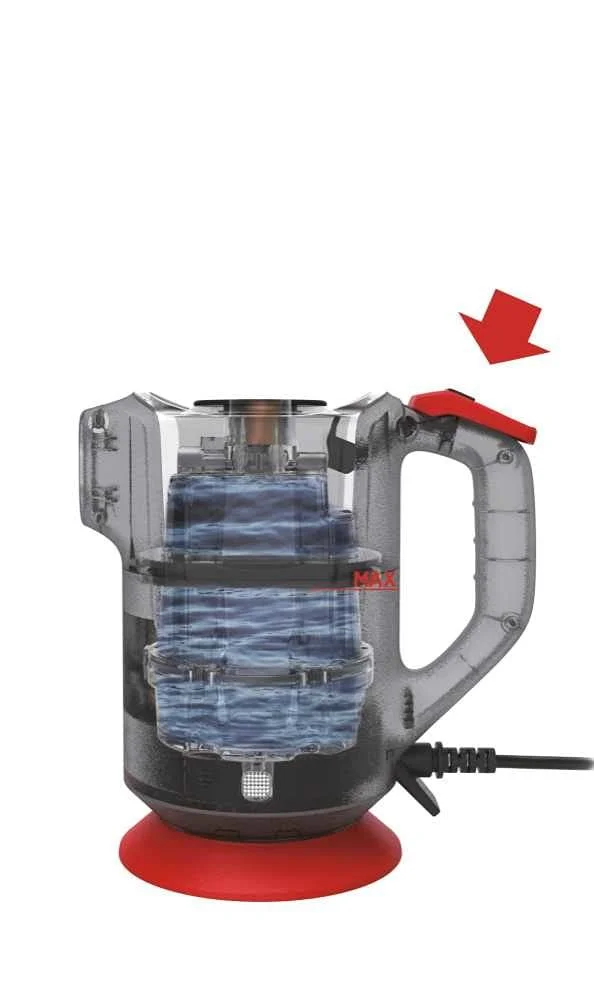 Пароочисник Hoover SGE1000 1000 W 4 Bar 0.37 L Червоний/Титан, фото №6