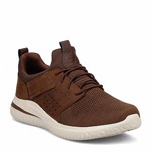Кроссовки Skechers Hiking мужские вязаные на шнурках synthetic.ua - Фото 1