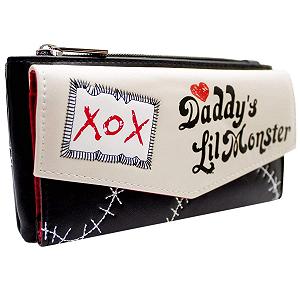 Кошелек Клатч Squad Harley Quinn Daddy's Lil Monster XOX, кремовый, One Size - Фото 1