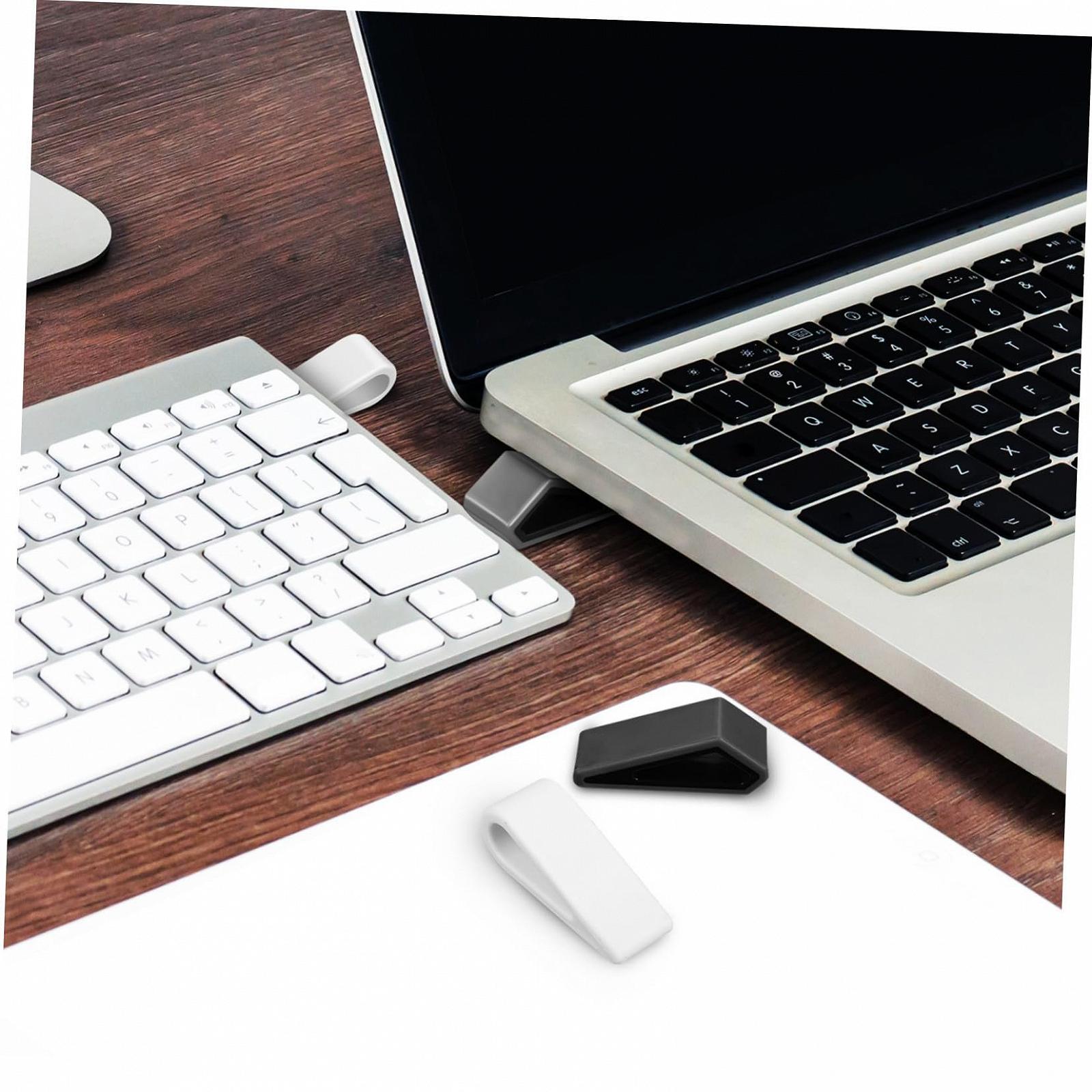 Подставка для ноутбука регулируемая GALPADA, набор 4 шт, вентилируемая подставка для ноутбука с разными дизайнами, эргономичная подставка для компьютера для улучшения комфорта и охлаждения на столе, фото №5