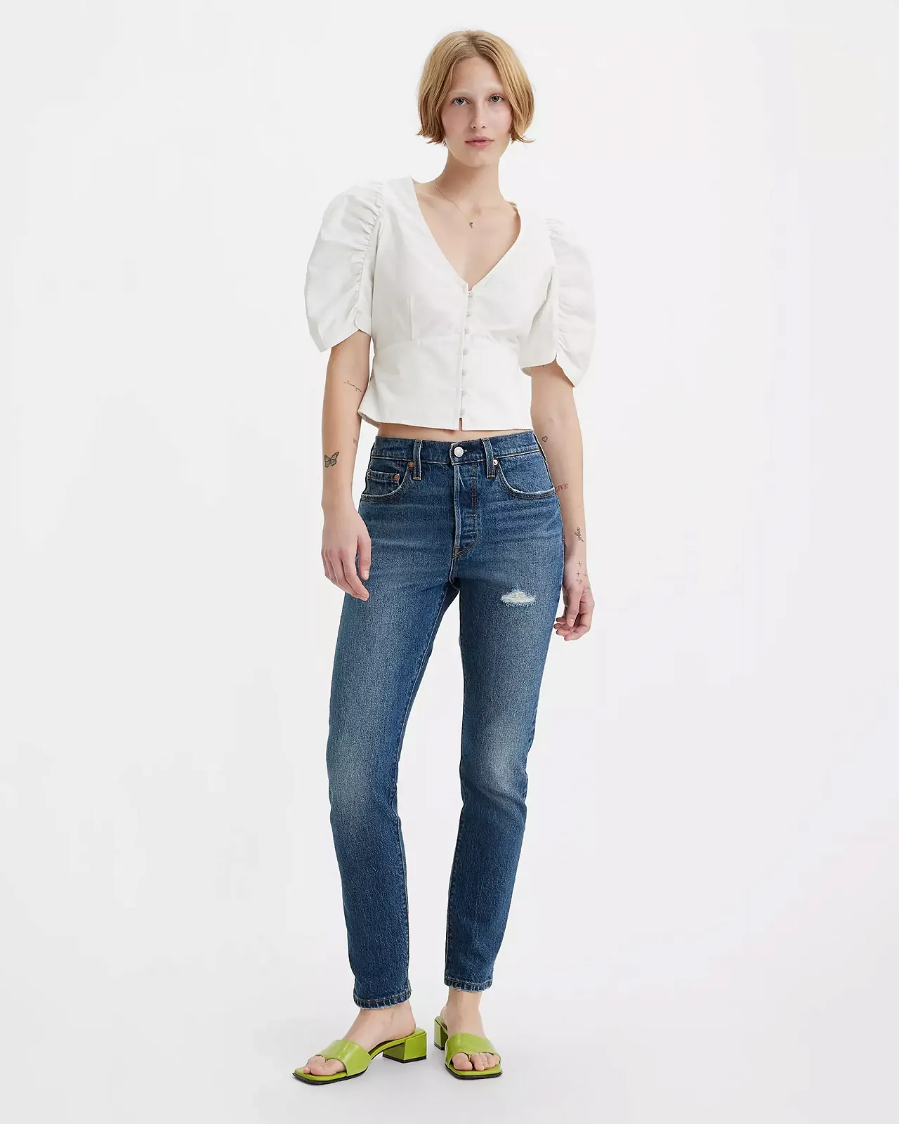 Жіночі джинси Levis - 501 Skinny My Honor - Womens - 24, фото №1