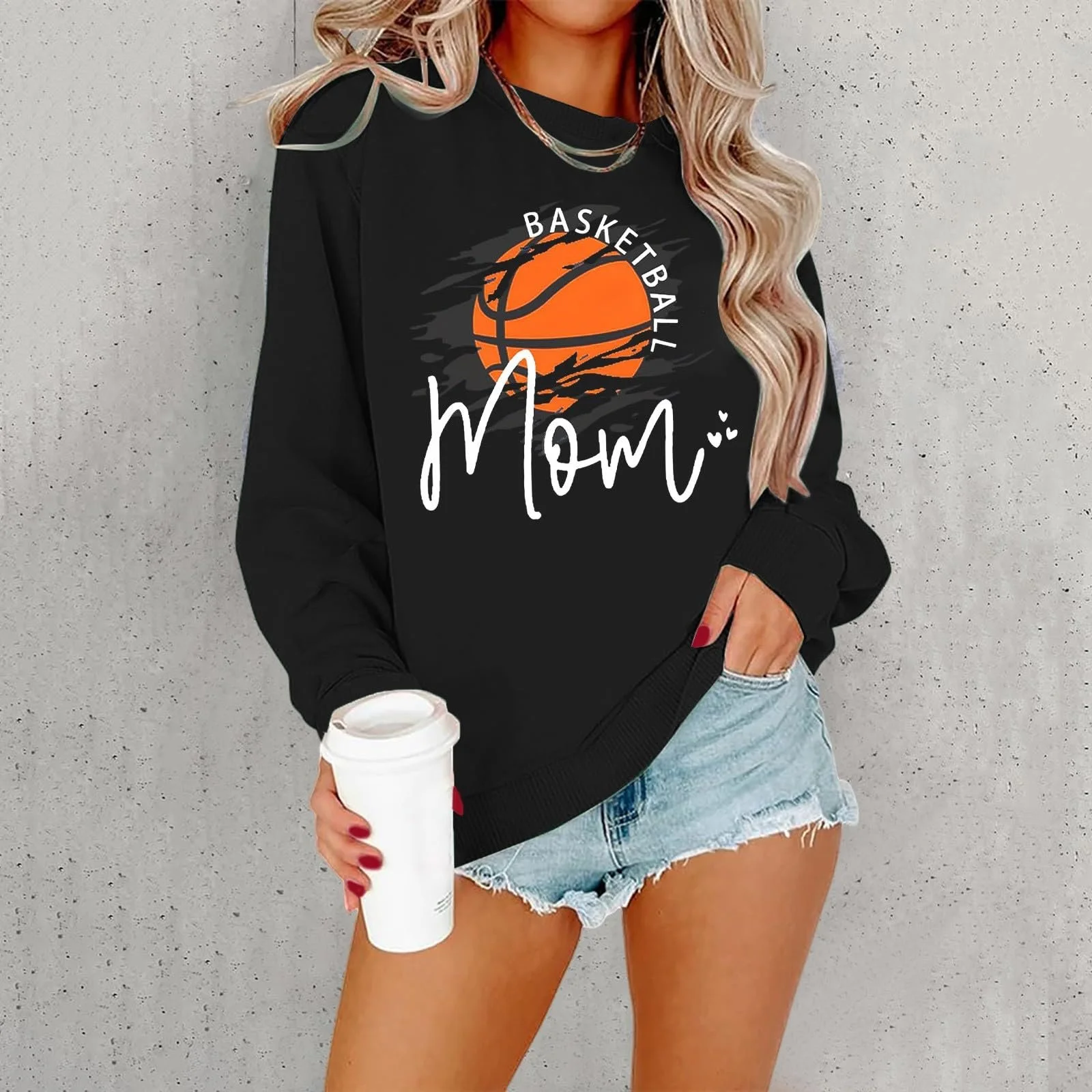 Женский свитшот Its Fall Yall Pumpkin Halloween Leopard Print Повседневная рубашка с длинными рукавами Пуловер Топы Блузка Свитшоты Женский, фото №3