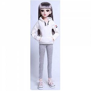 Одежда Uteruik BJD Sportswear для 1/3 60 см SD Кукла Пальто и Брюки Повседневный Наряд Аксессуары synthetic.ua - Фото 1