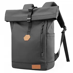 Рюкзак для ноутбука BANGE Rolltop 15,6 дюйма Водонепроницаемый Черный - Фото 1