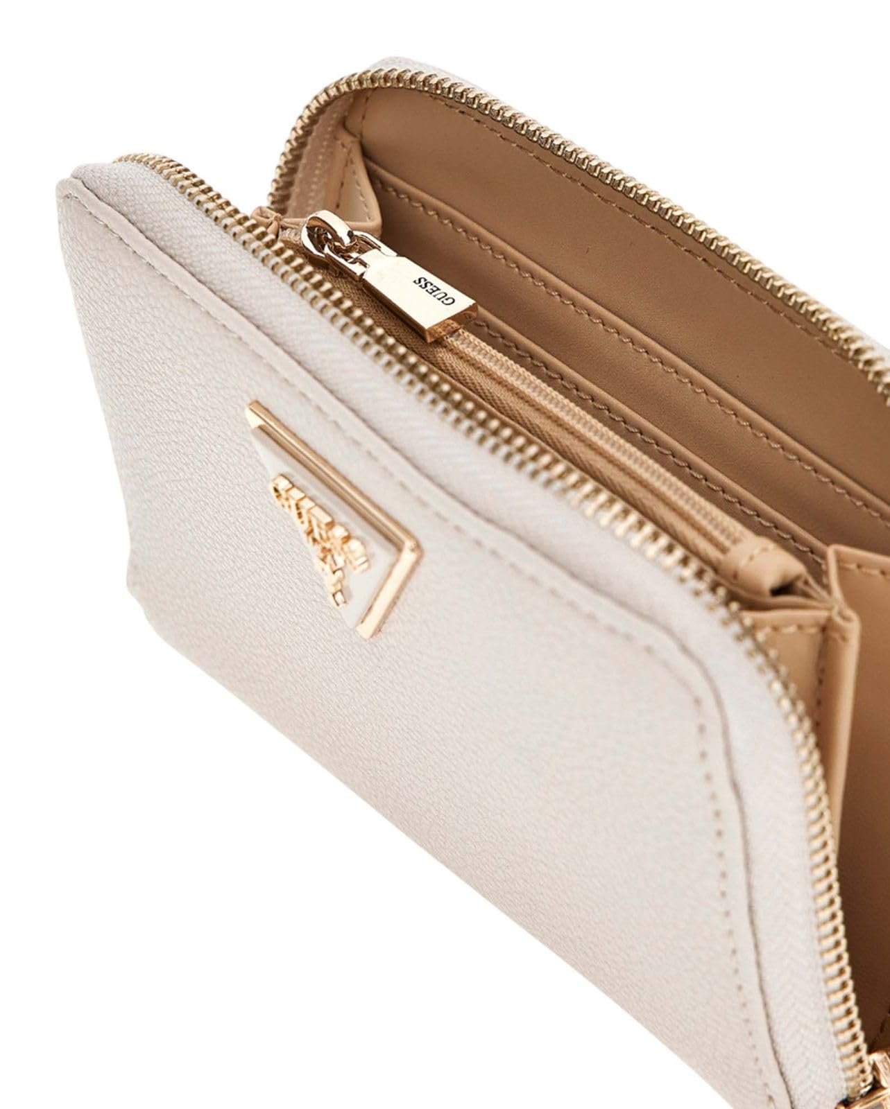 Кошелек GUESS Laurel SLG Medium Zip Around Ivory, слоновая кость, фото №2
