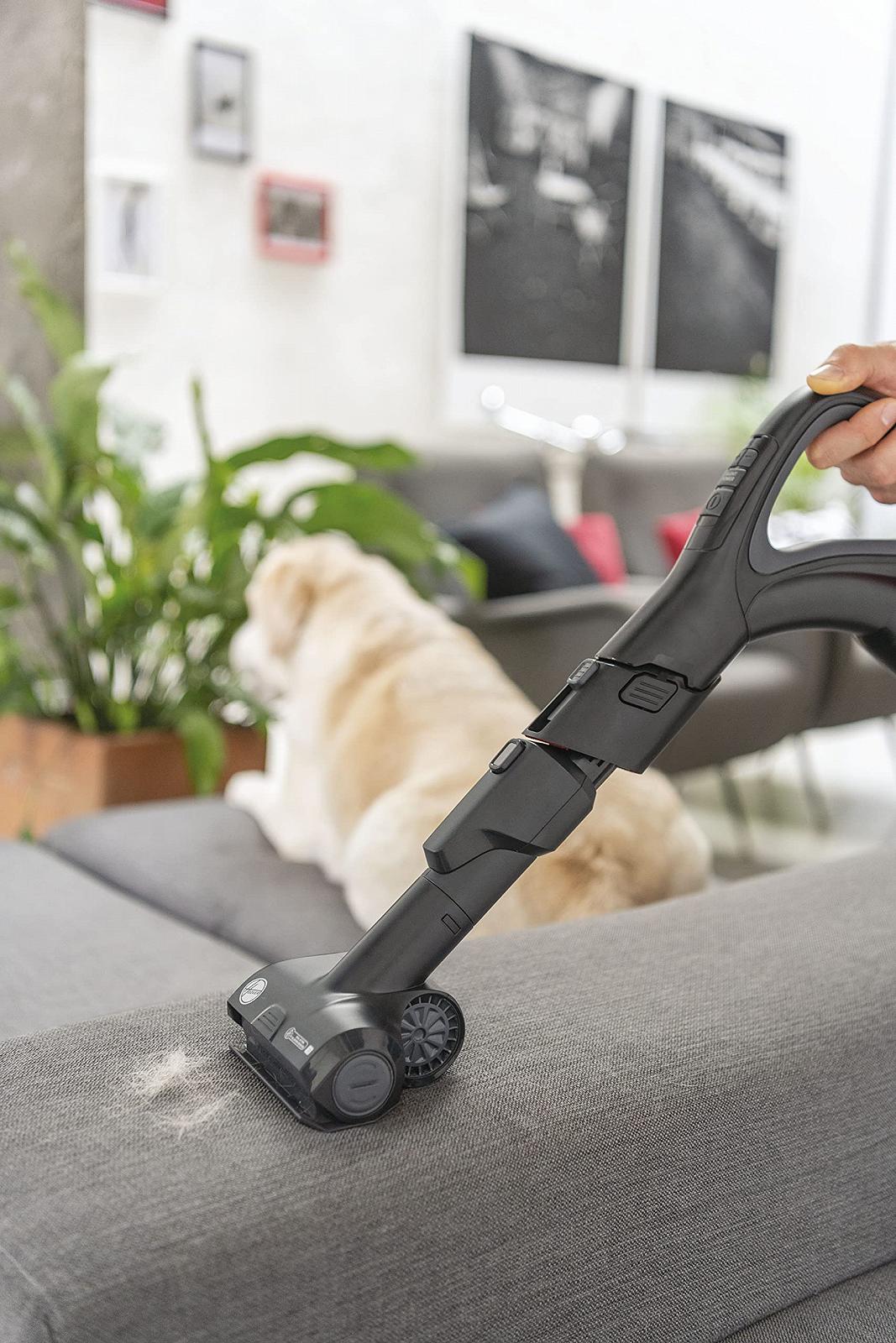 Пылесос Hoover H-POWER 700 HP730ALG с фильтром HEPA-13 беспылесборочный с технологией циклон и самоочистки чрезвычайно тихий (68 дБА) энергосберегающий, фото №4