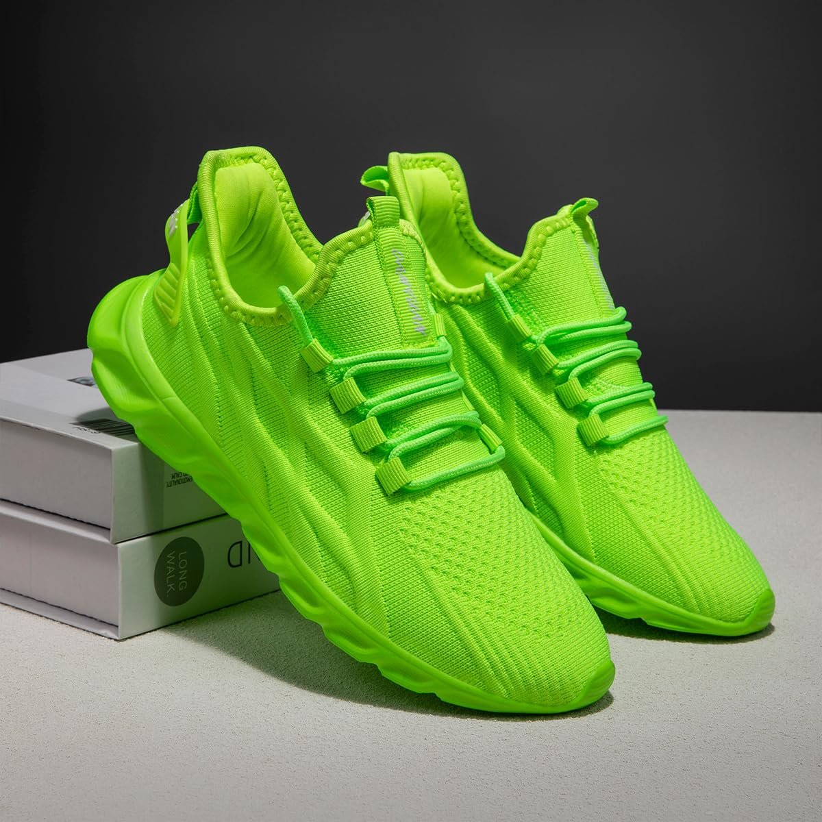 Кросівки Linenghs Світлий флуоресцентний зелений EU 46, фото №5