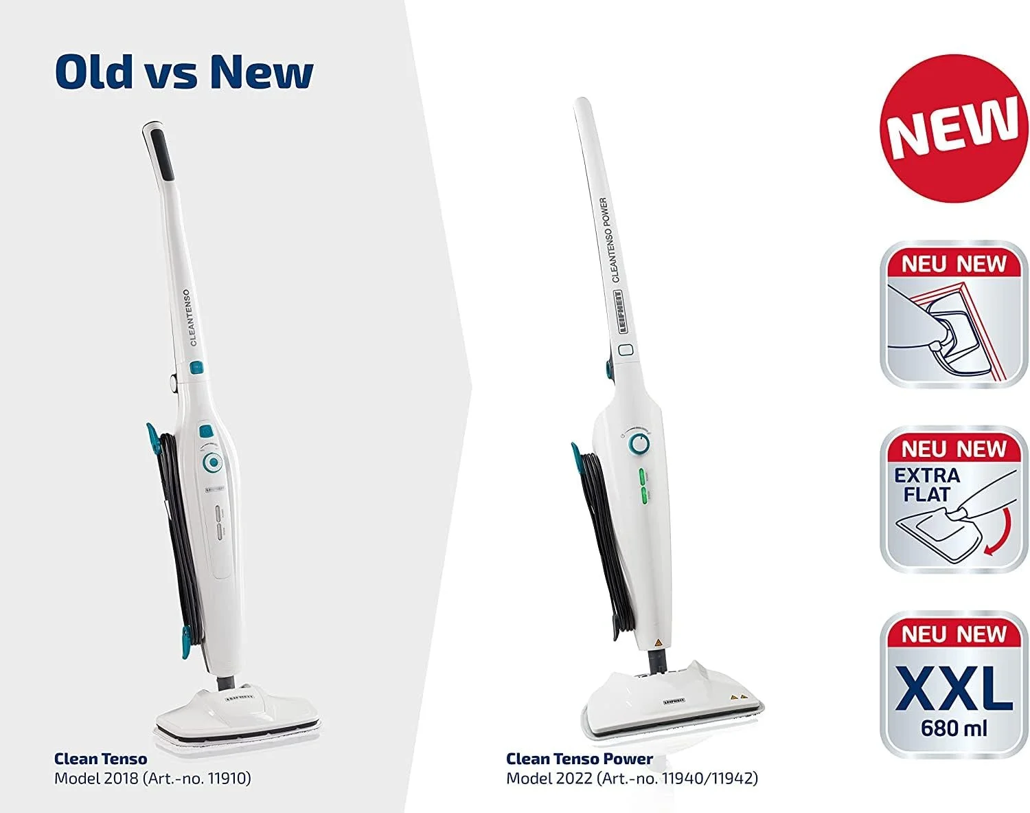 Парова швабра Leifheit CleanTenso Power 2.0, фото №9