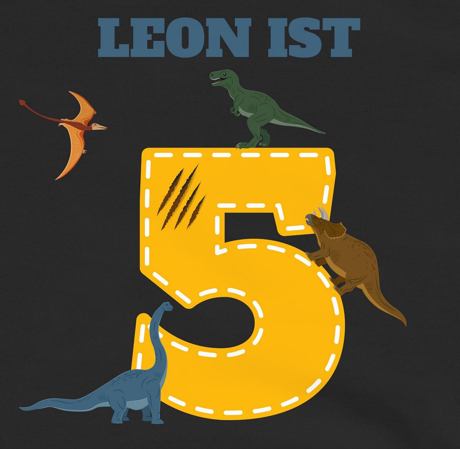 Свитшот Shirtracer Детский свитер для мальчиков и девочек 5th Dinosaur Dinosaur, фото №2