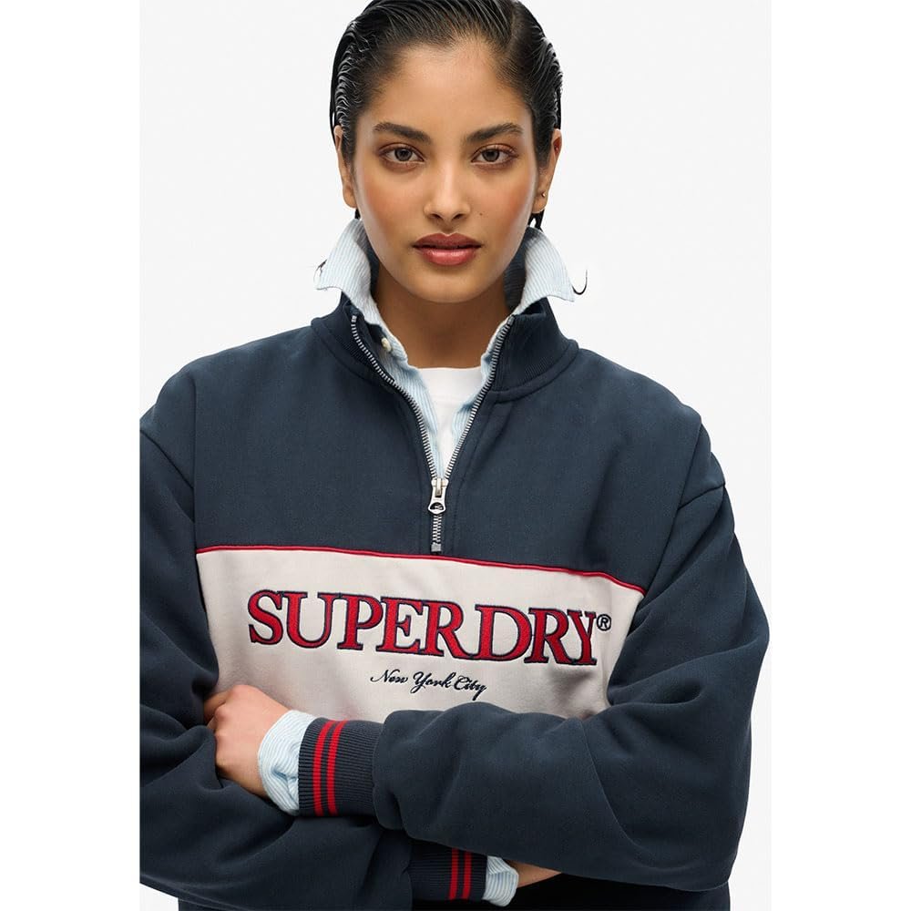 Унисекс Свитшот на молнии Superdry Country Club Loose, фото №3