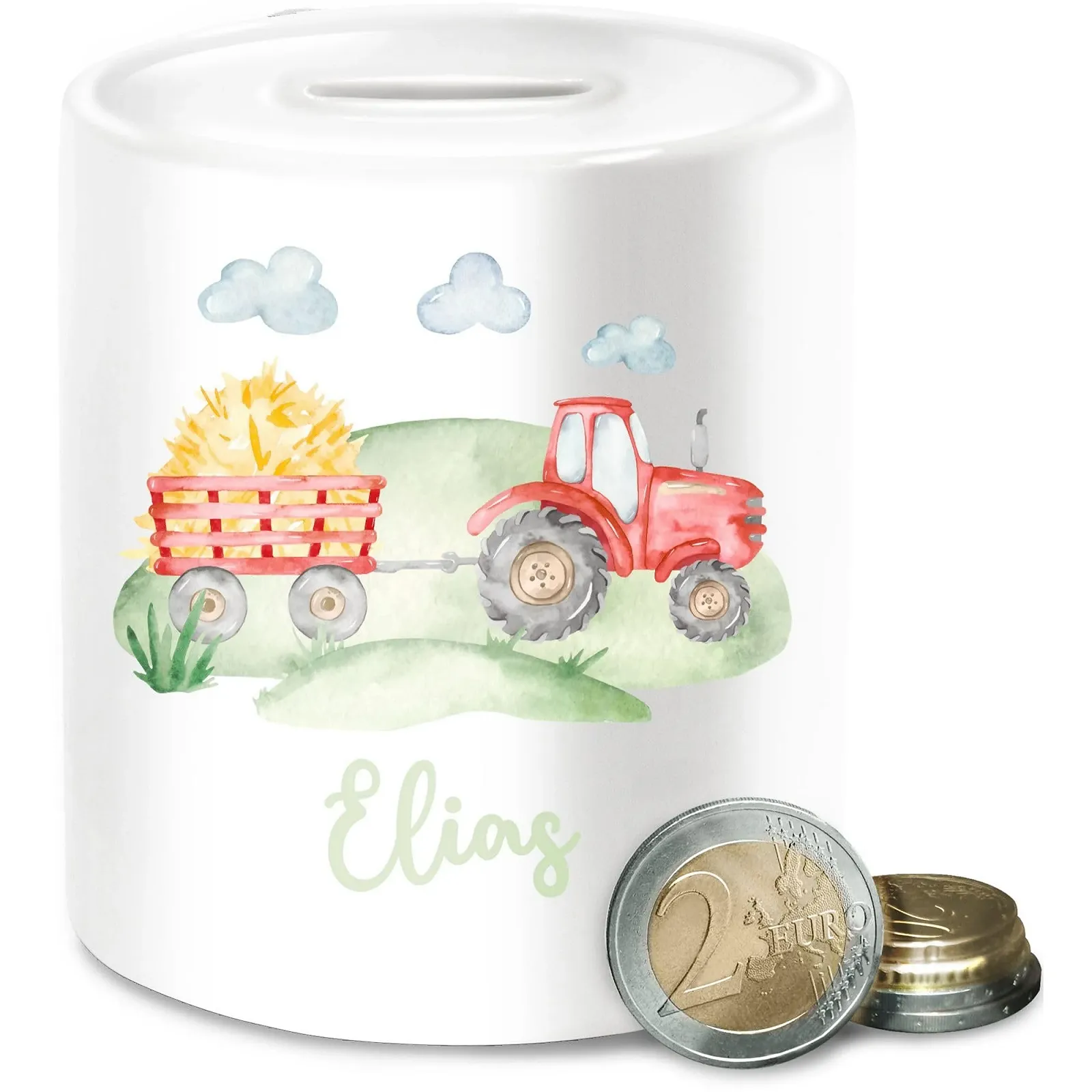 Скарбничка Tractor Керамічна Трактор, фото №1