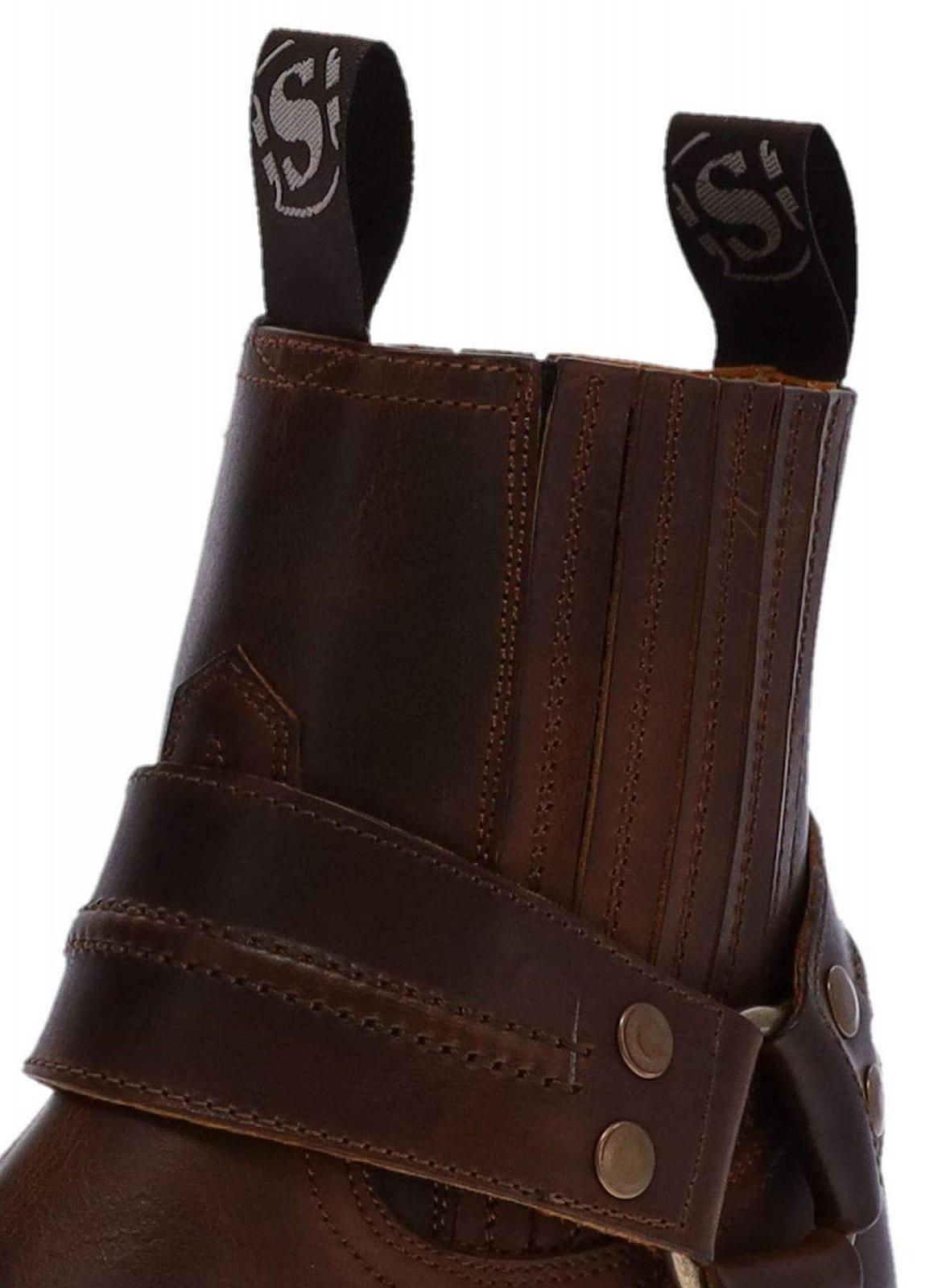 Черевики Biker Boots FB Fashion Unisex Blues Low Коричневий, фото №7