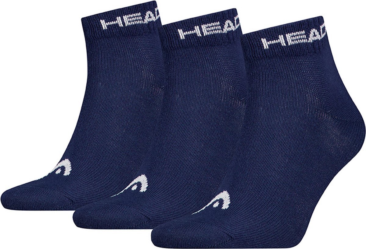 Шкарпетки Head ELEMENTS ALL SPORTS QUARTER 3P Темно-синій  39-42, фото №1