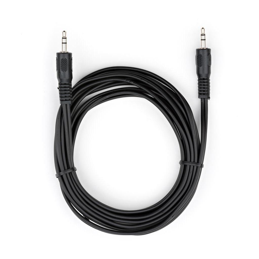 Кабели мультимедийные Vinga Jack 3.5mm 3 m MM 3С VCPDCJ35MM3BK, фото №1