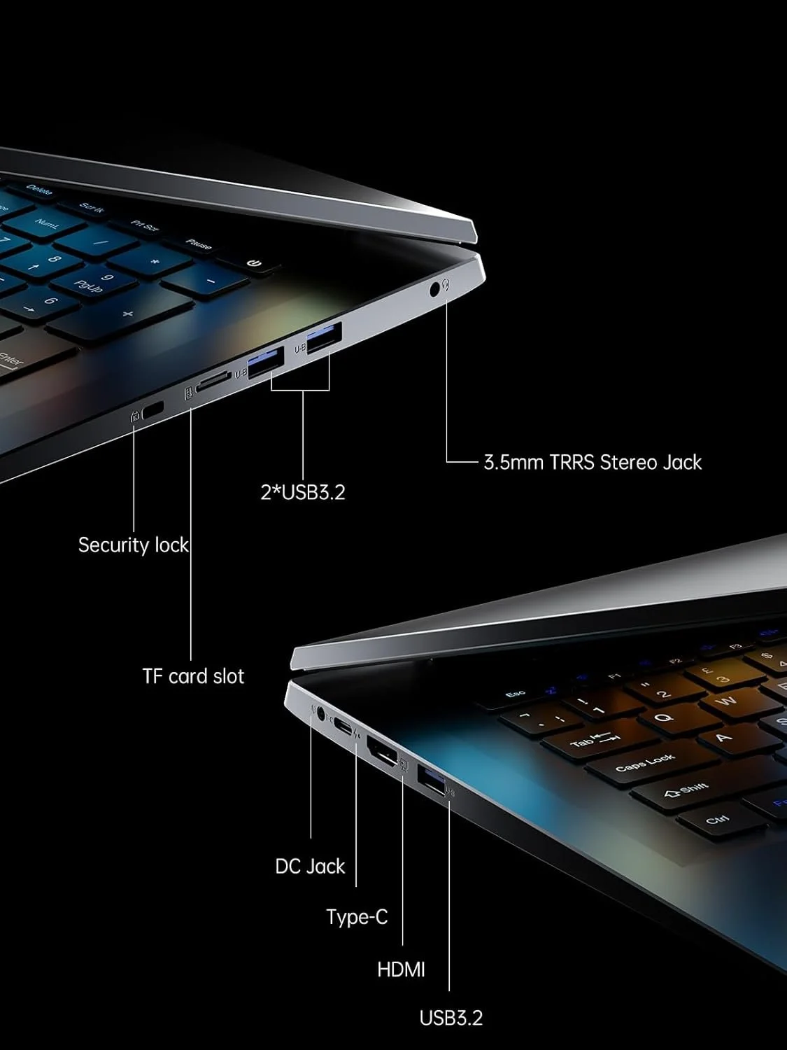 Ноутбук 18.5" ACEMAGIC AX18 Intel N150 RAM 16GB SSD 512GB Windows 11 (UKR), фото №6