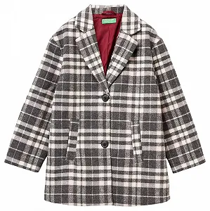 Пальто United Colors of Benetton для дівчаток - Фото 1