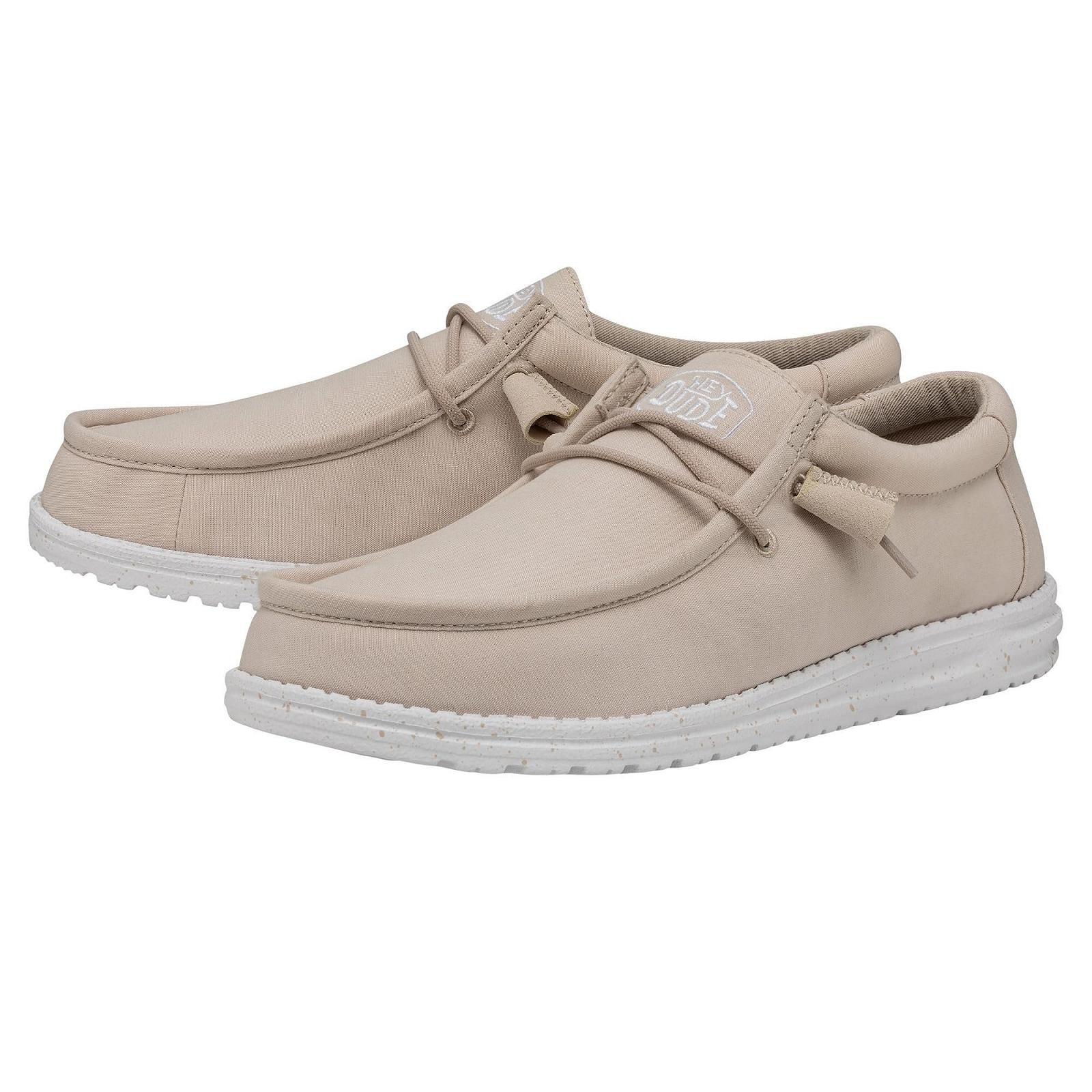 Туфли HEYDUDE Wally Slub Canvas Moc Toe для мужчин, фото №4