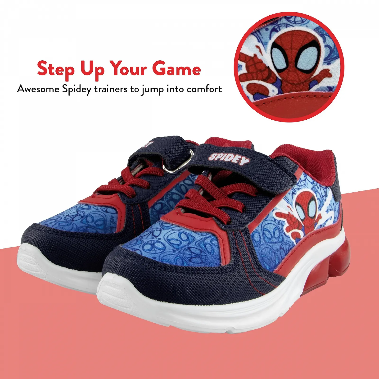 Кроссовки Marvel Spidey and His Amazing Friends для мальчиков Детские кроссовки Spiderman для мальчиков, фото №3