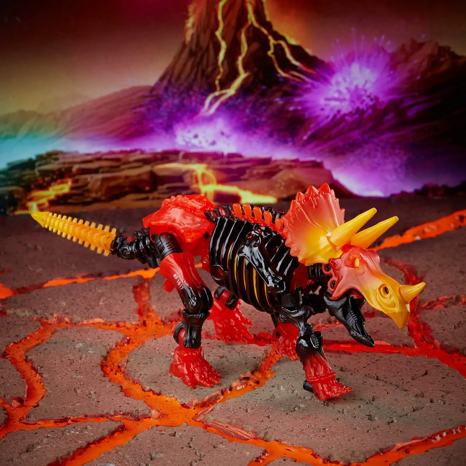 Фігурка Transformers Generations War for Cybertron WFC-K39 Tricranius Beast Power Fire Blasts, фото №11