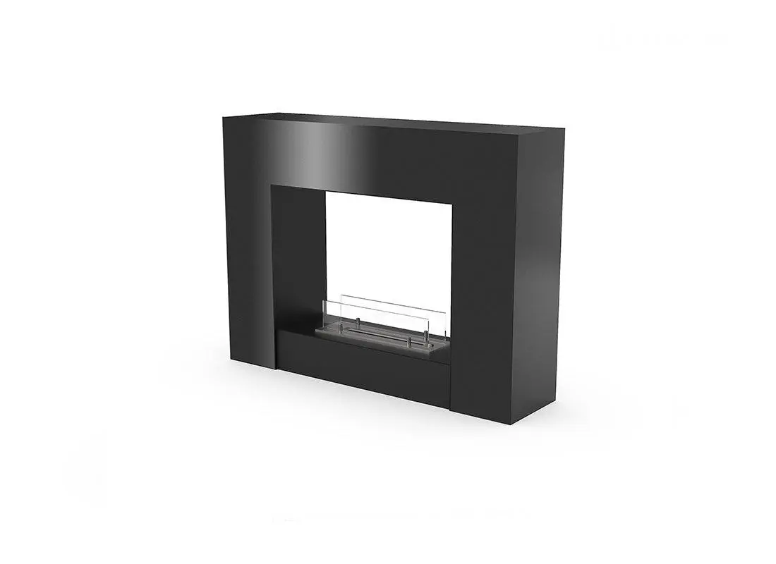 Напольный камин на биоэтаноле Gloss Fire Edison-m1 Черный, фото №4