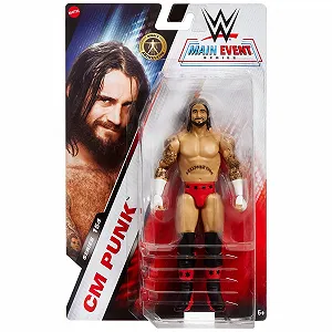 Колекційна ігрова фігурка Mattel WWE Main Combat Series #154 CM Punk JCV44 6 дюймів [Multi-Colour] synthetic.ua - Фото 1