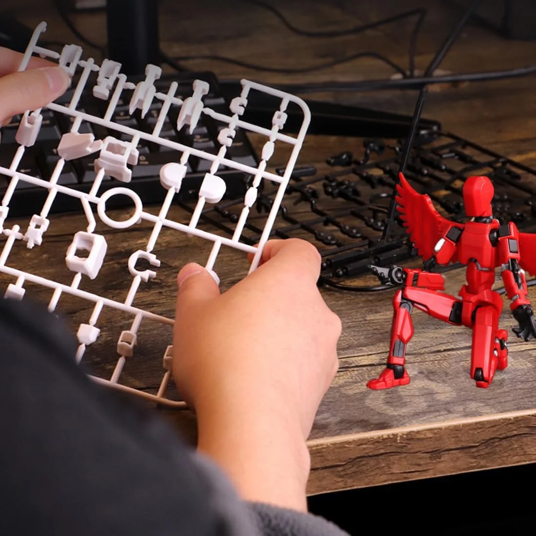 Фигурка IKOPFLN T 13 3D-печать многошарнирная разноцветная, фото №5