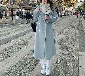 Кашемировое пальто Женское Свободное synthetic.ua - Фото 1