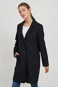 Пальто OXMO OXNeta Жіноче Зимове Вовняне Пальто Зимова Куртка з коміром synthetic.ua - Фото 1