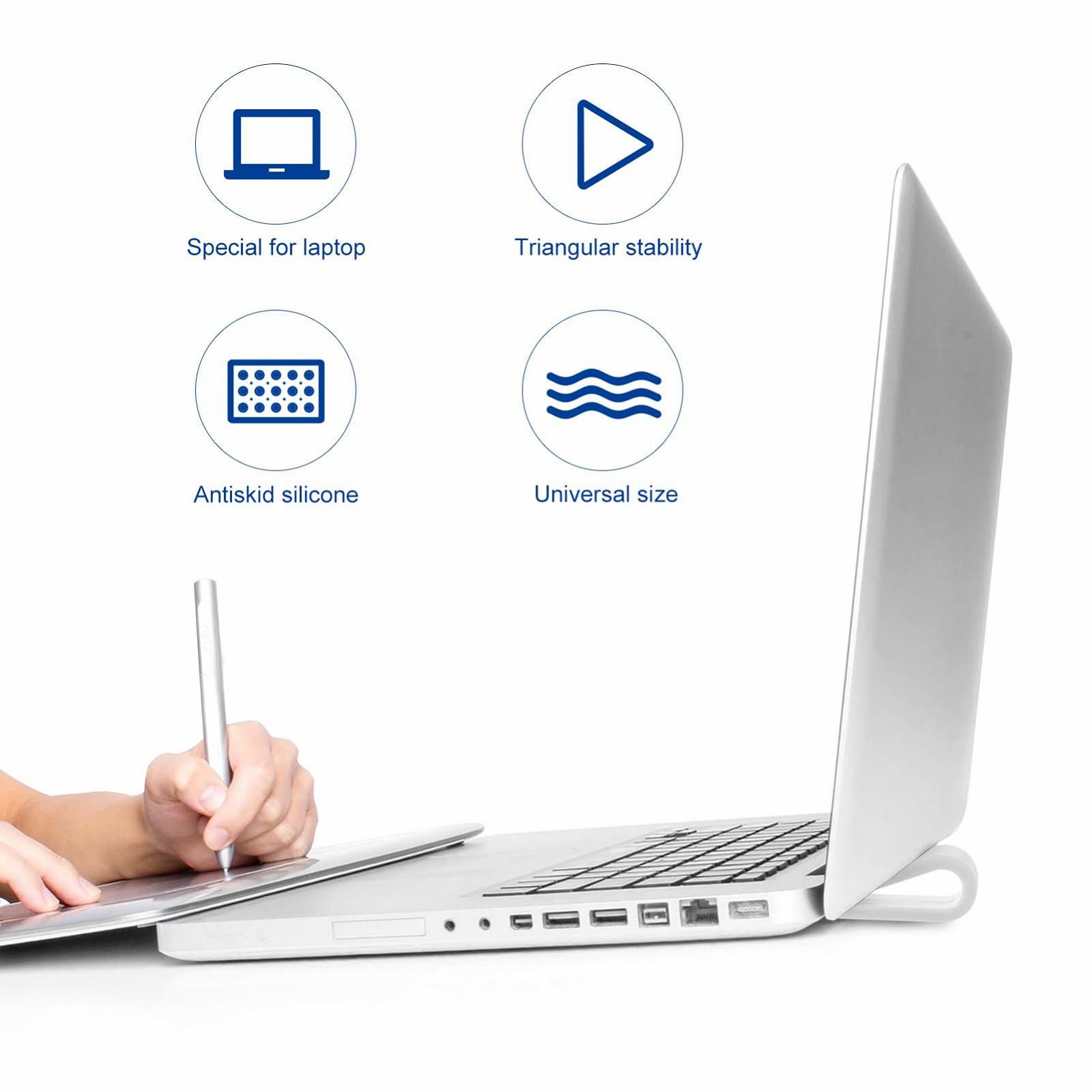 Підставка для ноутбука LALAFINA Пластикова Тримач для ноутбука з органайзером для кабелів Ергономічна, фото №3