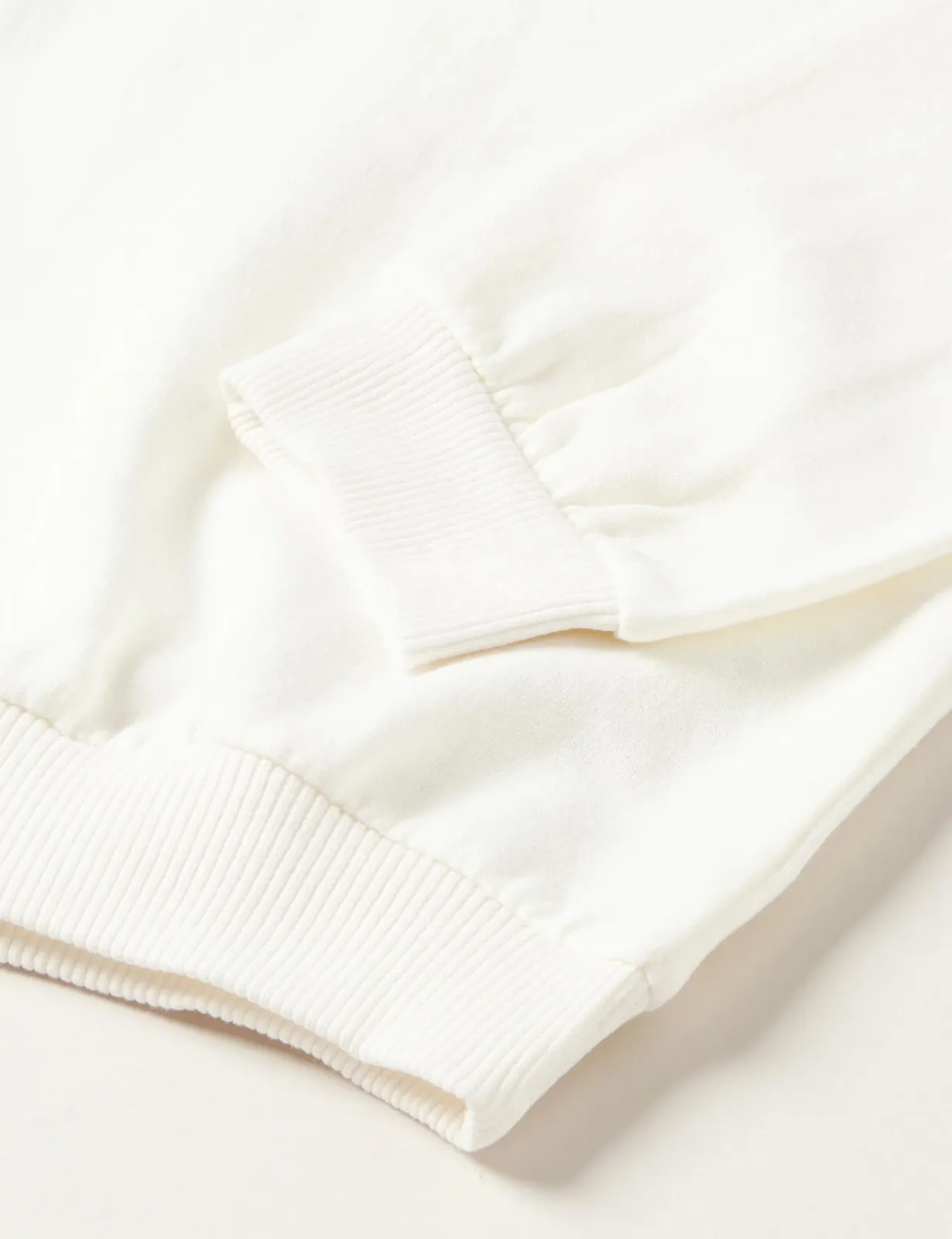 Світшот Koton для дівчат, з довгими рукавами, круглим вирізом горловини, бавовняна, з блискітками, фото №4