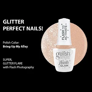 Гель-лак Gelish Flash Glam™ Bright Up My Alley Оранжевый Блеск, 15 мл цена на synthetic.ua - Фото 1 Гель-лак Gelish Flash Glam™ Bright Up My Alley Оранжевый Блеск, 15 мл synthetic.ua - Фото 1