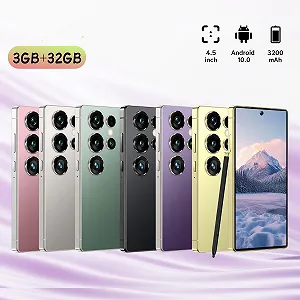 Смартфон 4.5" 3 ГБ + 32 ГБ Dual SIM Android 10.0 4G Black synthetic.ua - Фото 1