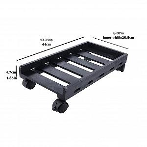 Подставка для компьютера, мобильный держатель ЦП с 4-дюймовыми колесами, подходит для большинства компьютерных башен, держатель ПК под стол synthetic.ua - Фото 1