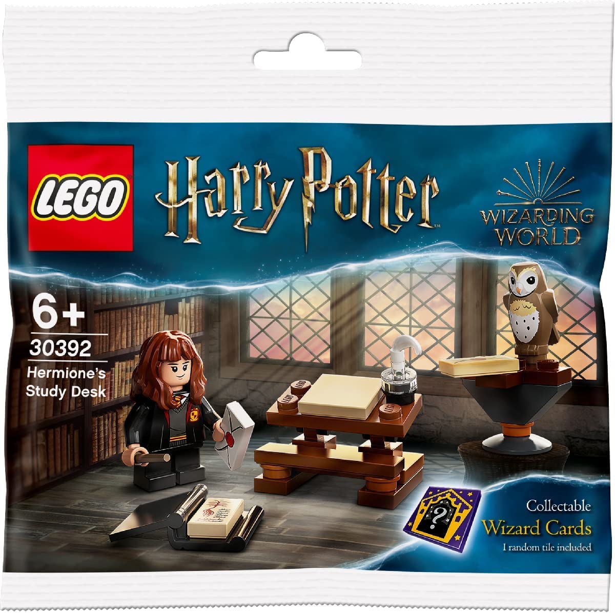 Конструктор LEGO Harry Potter Set Hogwarts House Banner Ravenclaw 76411 + Hermione's Desk 30392 Polybag, фото №8