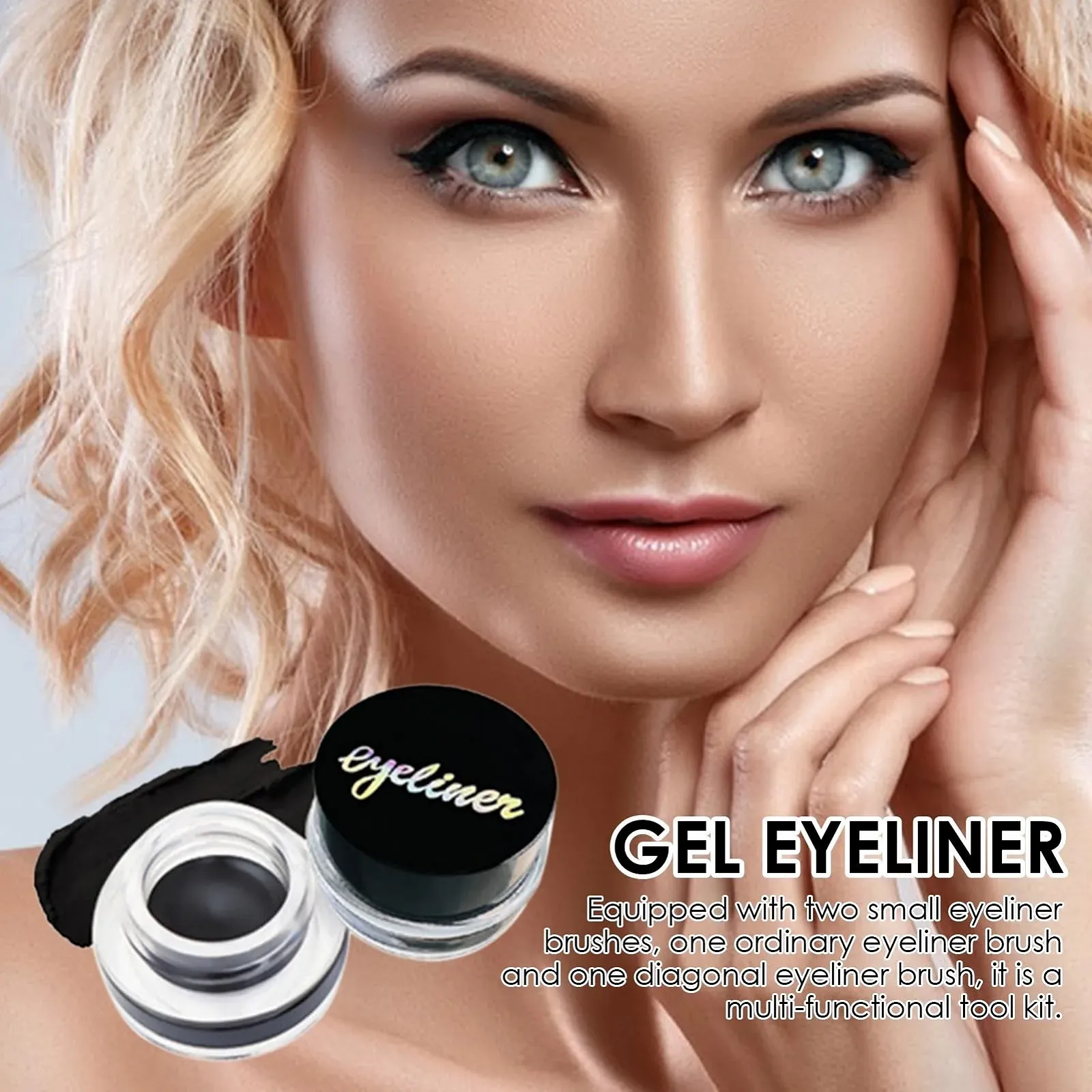 Гель-Подводка Ristyur 2-в-1 для глаз и бровей, высокоинтенсивные пигменты, водостойкая, фото №2 Гель-Подводка Ristyur 2-в-1 для глаз и бровей, высокоинтенсивные пигменты, водостойкая, фото №2