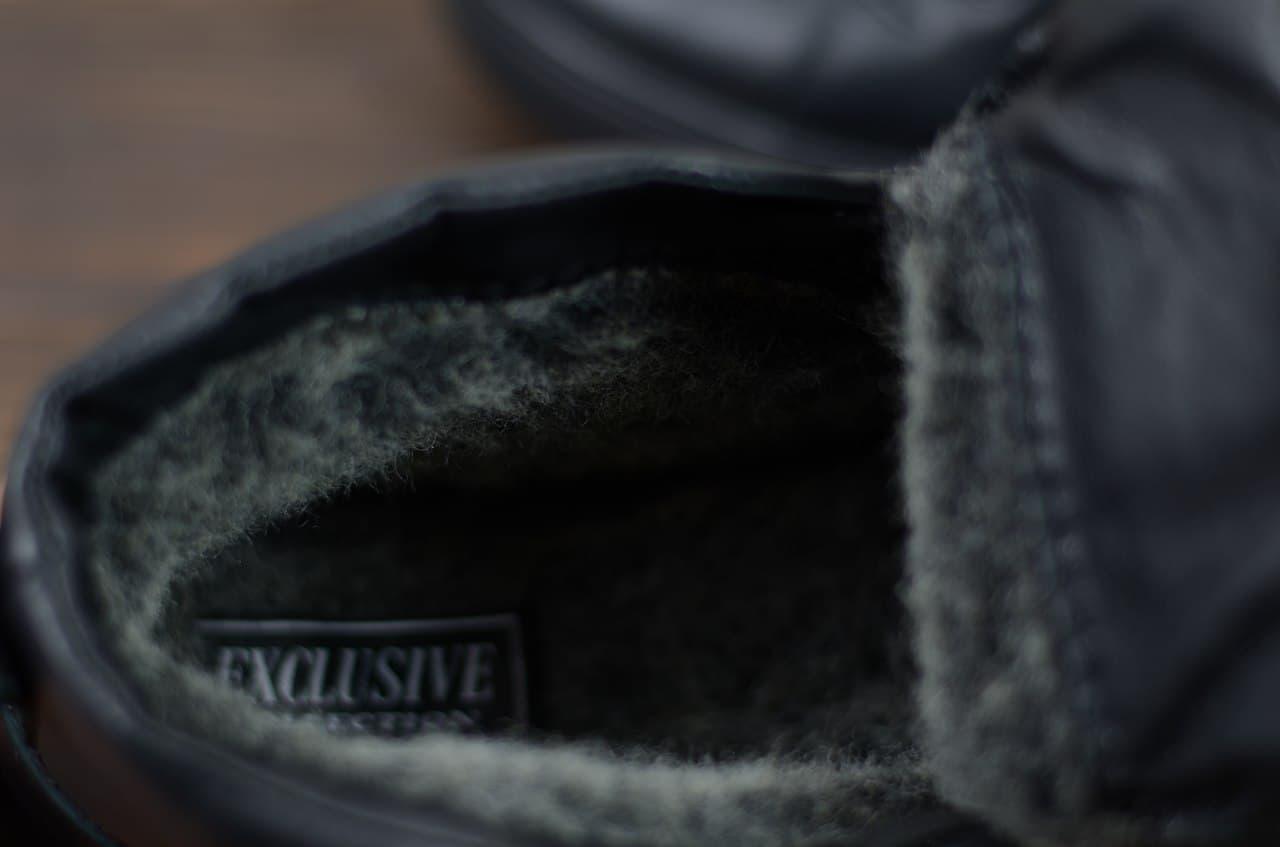 Мужские кожаные зимние кеды Ecco, фото №7