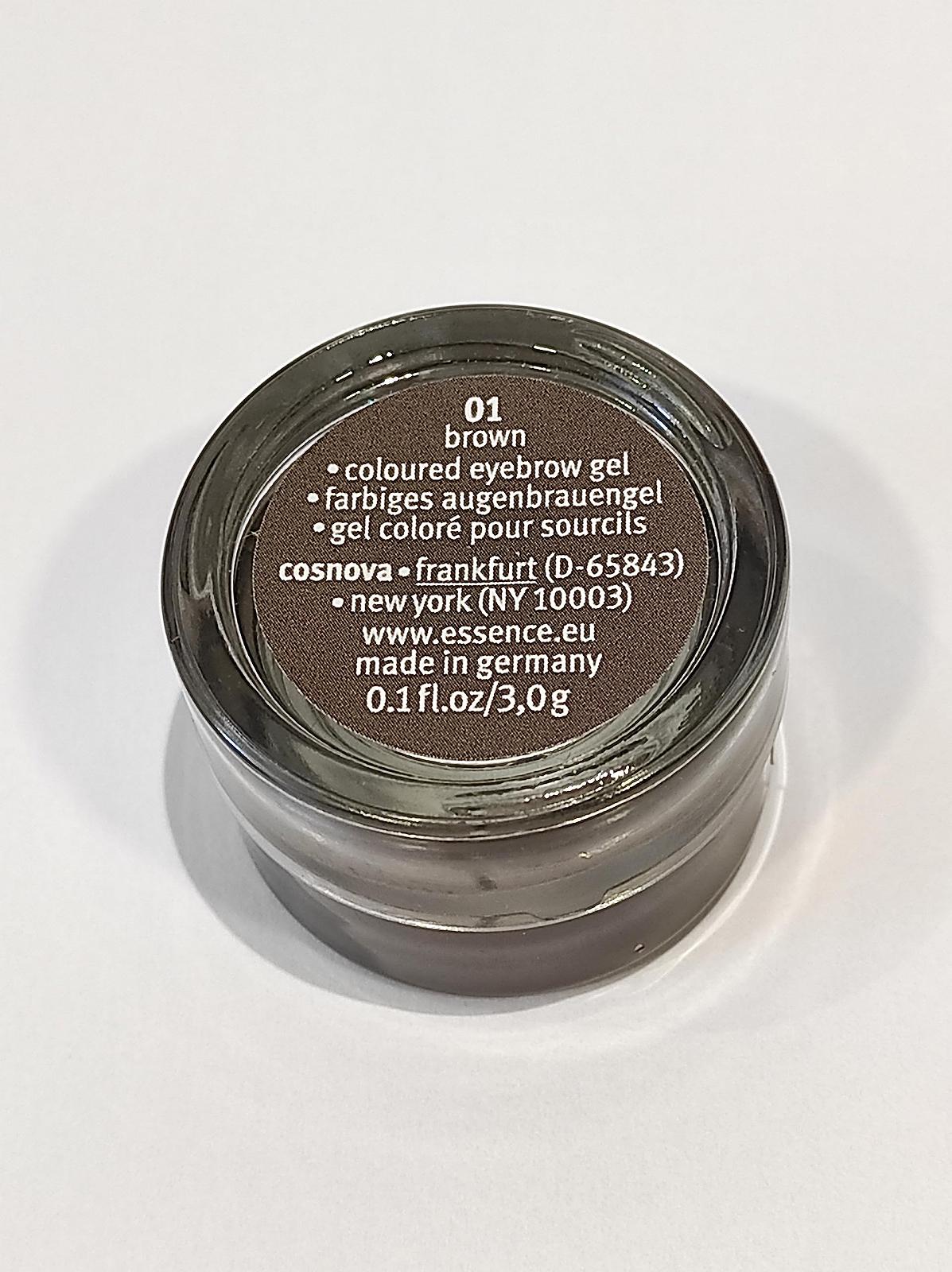 Гель essence eyebrow gel colour & shape 01 коричневий, фото №3